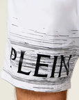Costume Da Bagno Plein Sport Con Logo Scritto
