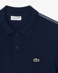 Polo Lacoste Con Logo A Righe