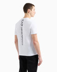 T-shirt EA7 Con Logo In Contrasto Sul Retro