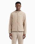Bomber Con Cappuccio EA7 Beige