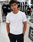 T-shirt In Filo Di Scozia Staystreet
