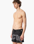 Swimshort GCDS Nero Con Maxilogo