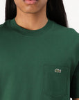 T-shirt Lacoste In Cotone Con Taschino