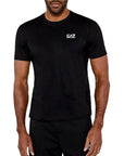 T-shirt EA7 Con Logo In Contrasto Sul Retro