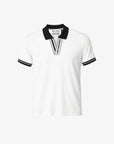 Polo Richmond In Piquet Di cotone Con Scollo A V