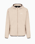 Bomber Con Cappuccio EA7 Beige