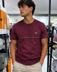 T-shirt Lacoste Con Maxilogo Sul Retro
