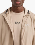Bomber Con Cappuccio EA7 Beige