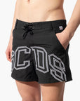 Swimshort GCDS Nero Con Maxilogo