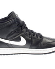 Jordan 1 Mid Black White