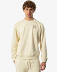 Felpa girocollo Richmond panna UMA24002FE