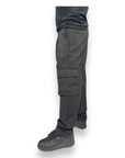 Pantaloni cargo nero Klixs 01194BE