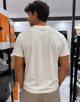 T-shirt Lacoste Con Grafica Tono Su Tono