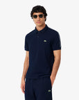 Polo Lacoste Con Logo A Righe