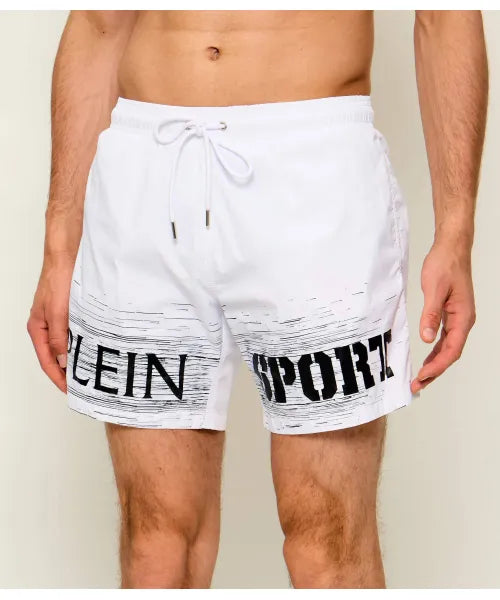 Costume Da Bagno Plein Sport Con Logo Scritto