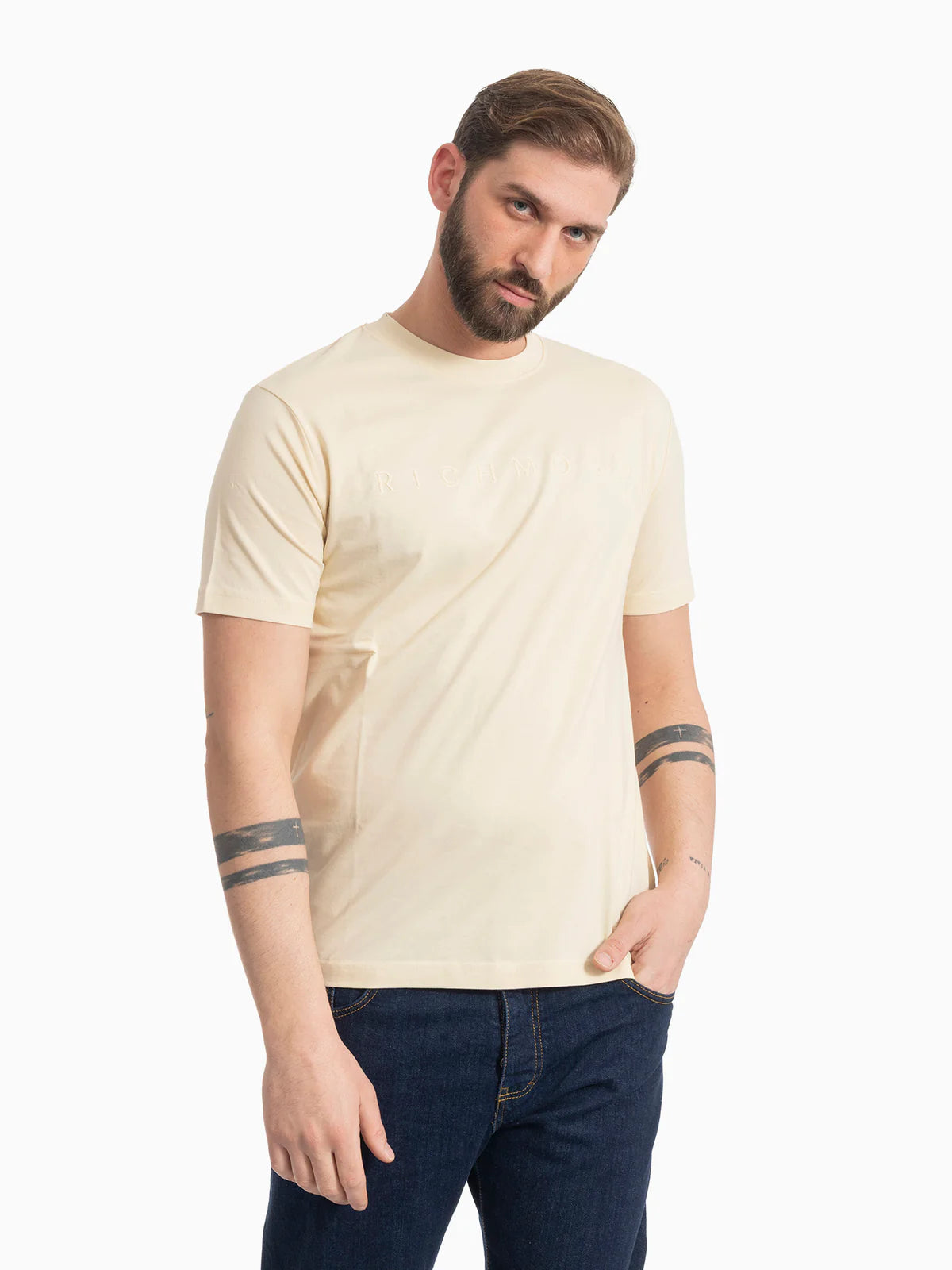 T-shirt Richmond Con Logo Centrale