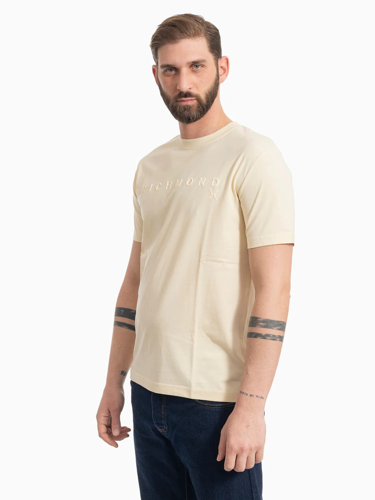 T-shirt Richmond Con Logo Centrale