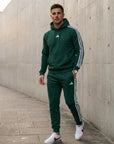 Tuta Adidas Verde Sportwear Essentials 3 Stripes