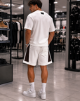 Coordinato Staystreet Bianco/Marrone Con Zip