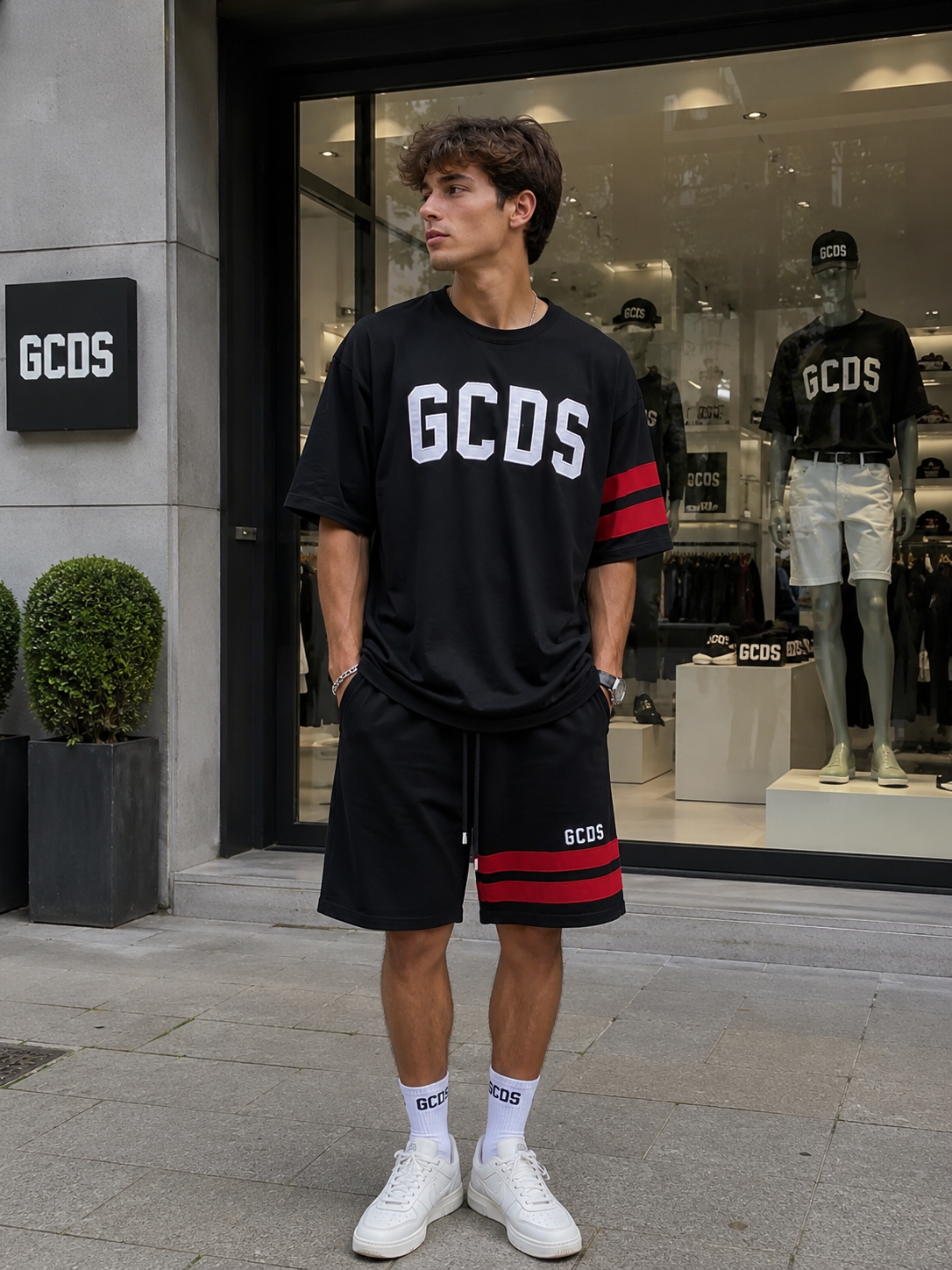 Completo GCDS Con Strisce sulla manica
