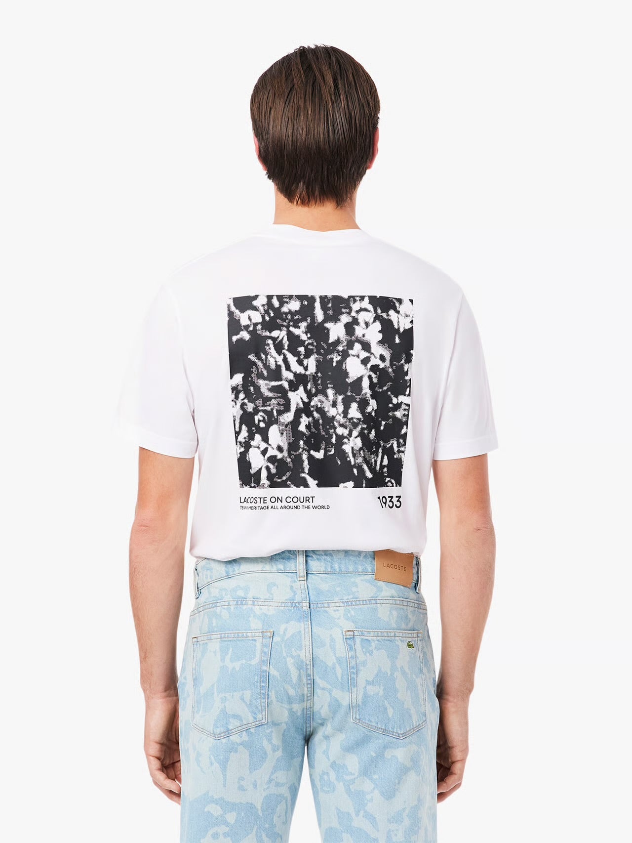 T-shirt Lacoste Print Motif