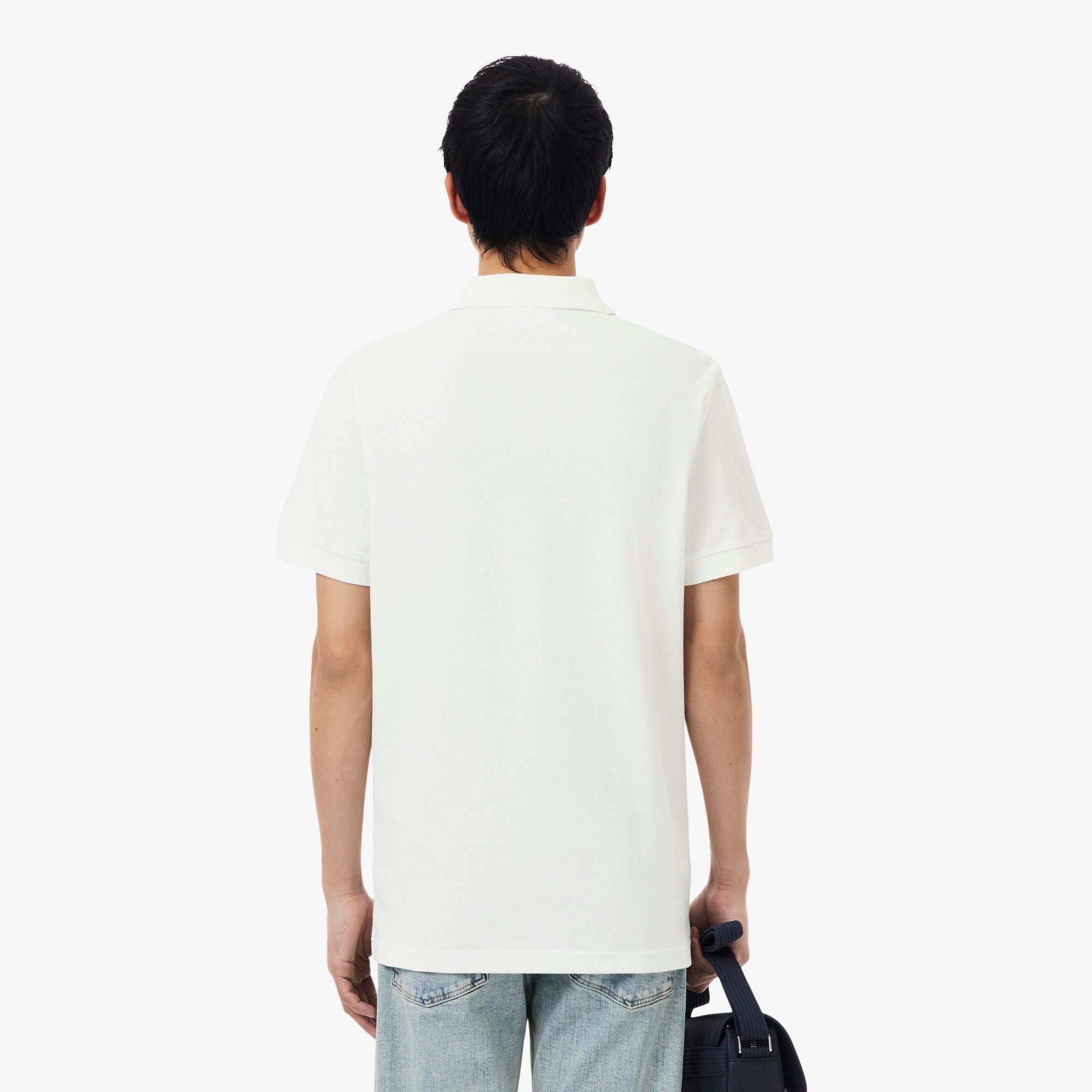 Polo Lacoste Con Logo A Righe