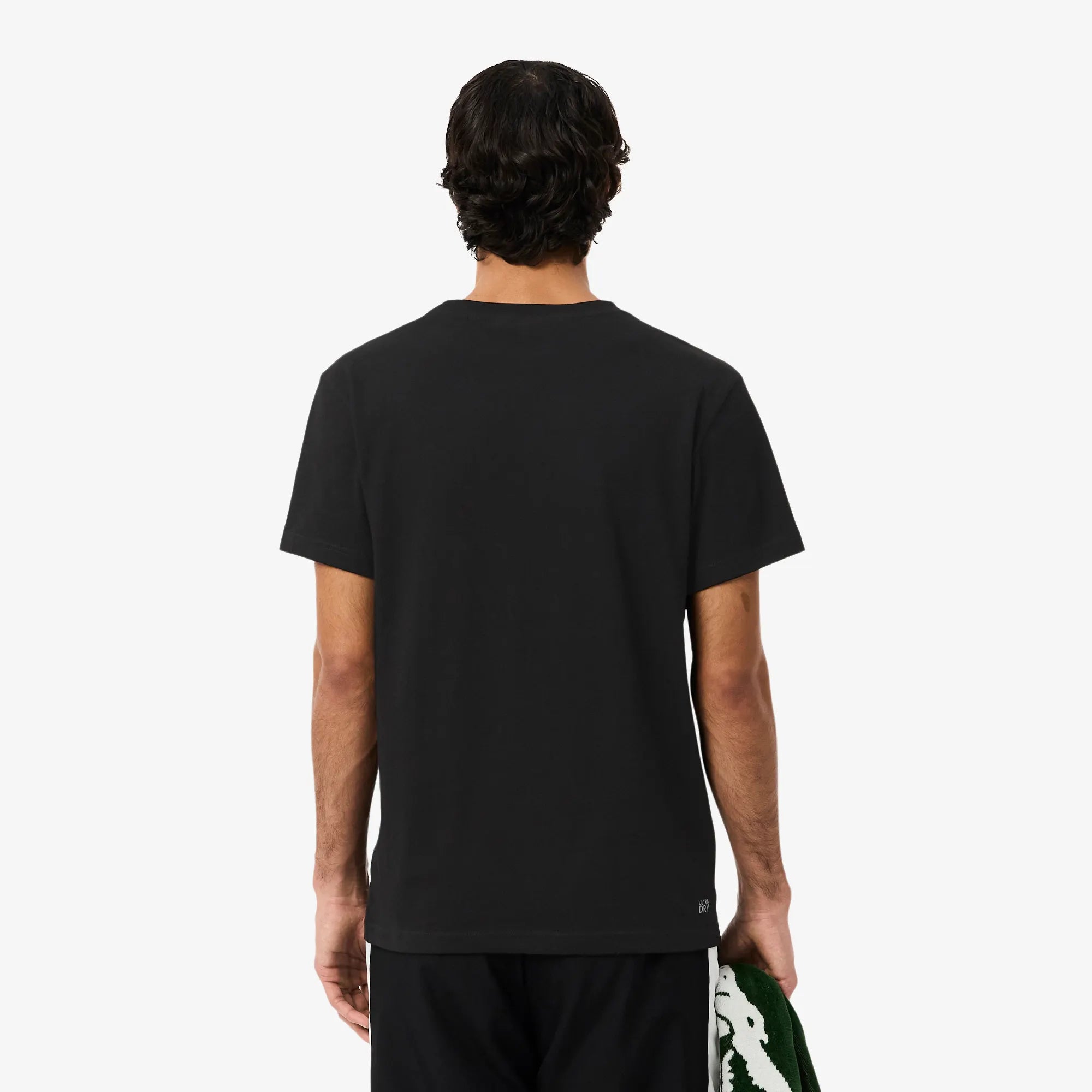 T-shirt Lacoste Con Maxilogo Sul Petto Gommato