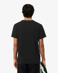 T-shirt Lacoste Con Maxilogo Sul Petto Gommato