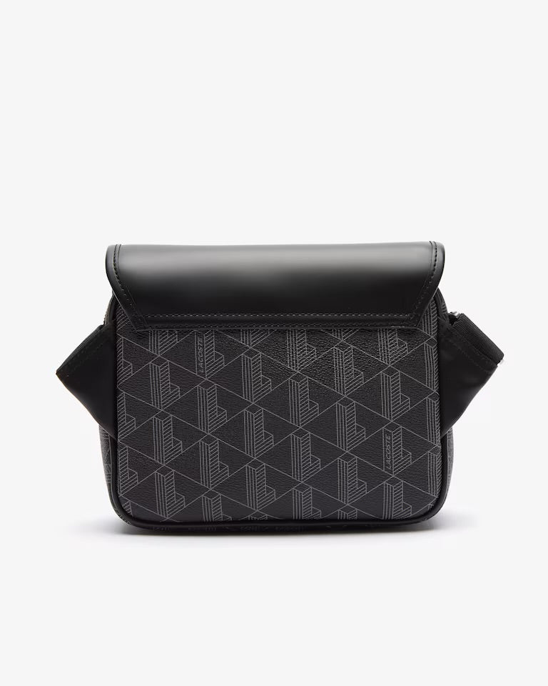 Borsa Monogram Lacoste Con Patta e Clip